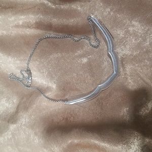 Brighton silver bar necklace